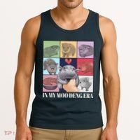 In My Moo Deng Era Funny Hippo Meme Tank Top thumb 3