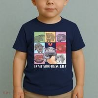 In My Moo Deng Era Funny Hippo Meme Toddler T-Shirt thumb 2