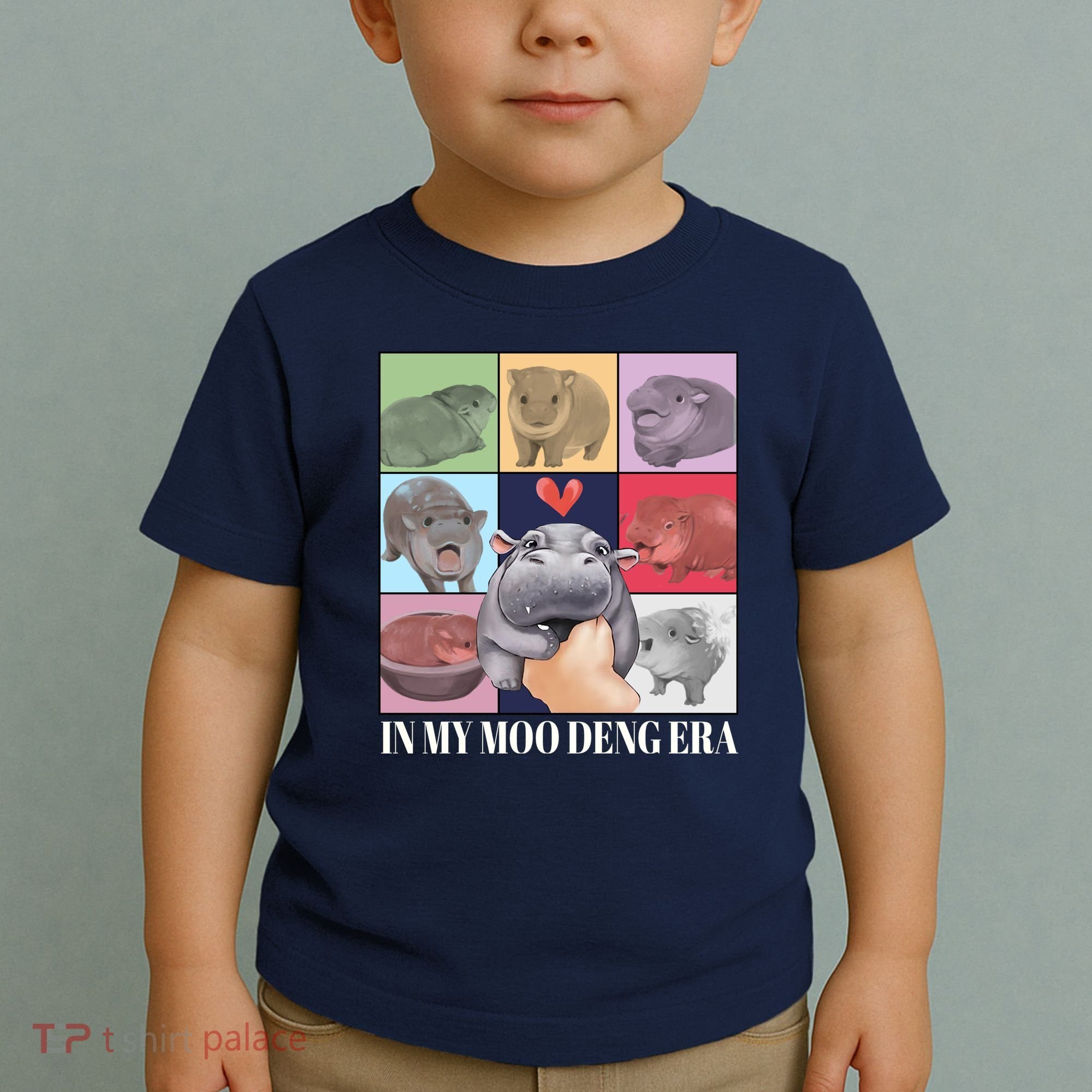 In My Moo Deng Era Funny Hippo Meme Toddler T-Shirt