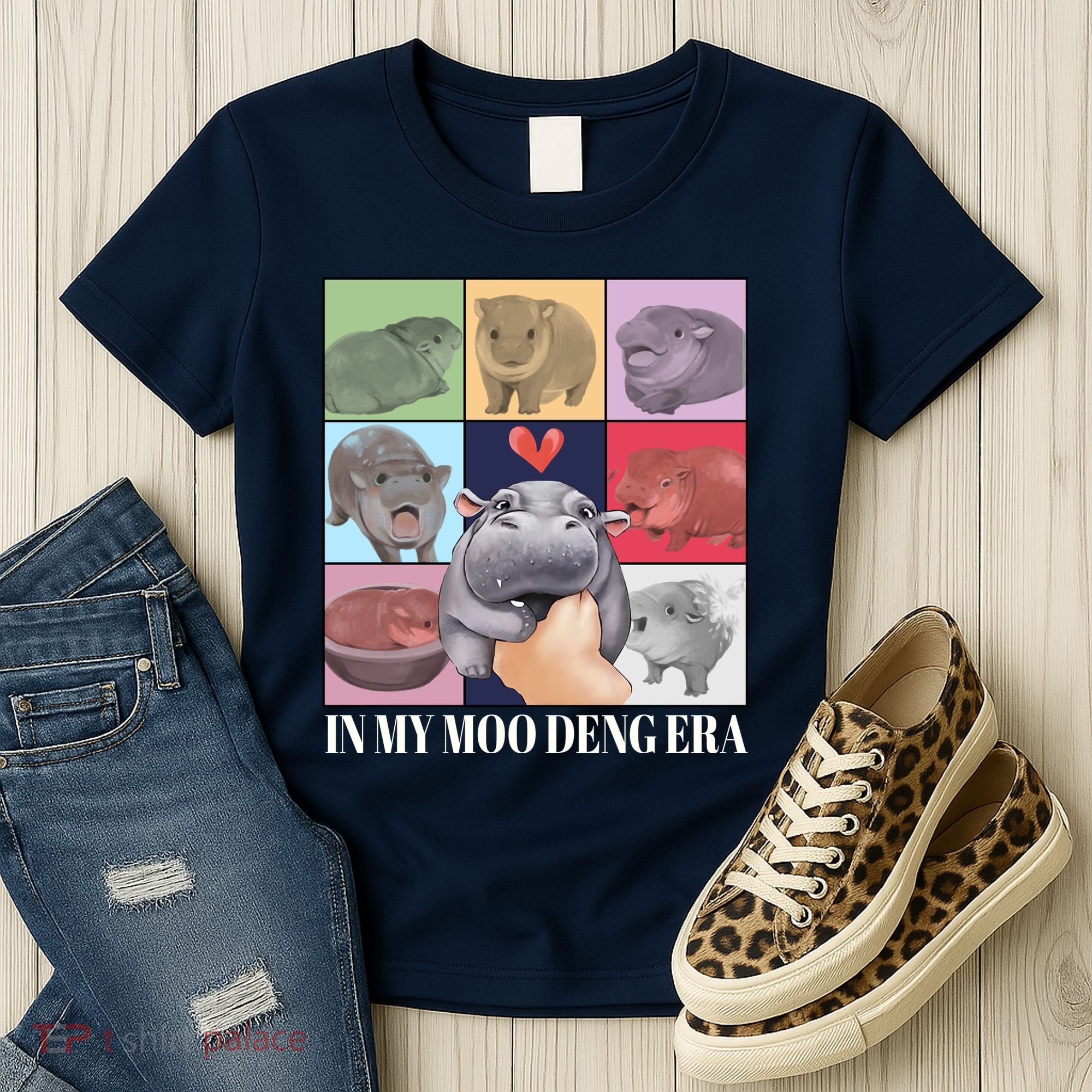 In My Moo Deng Era Funny Hippo Meme Women's T-Shirt