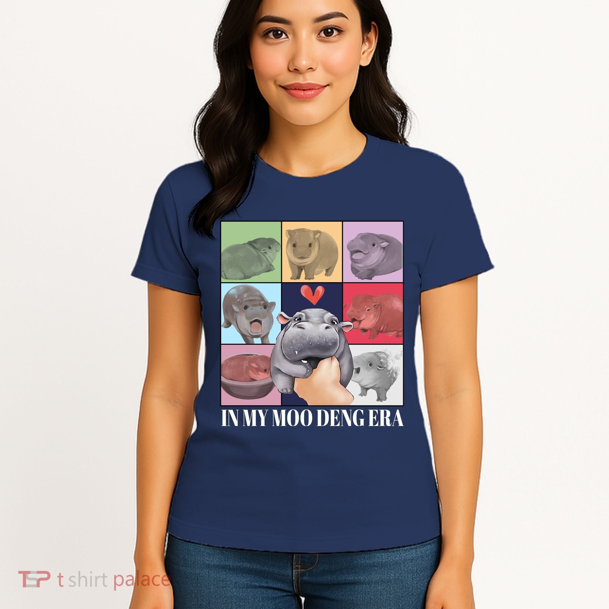 In My Moo Deng Era Funny Hippo Meme Women's T-Shirt