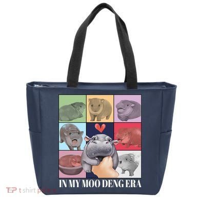 In My Moo Deng Era Funny Hippo Meme Tote Bag