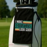 I Make Minivans Look Good Golf Towel thumb 2