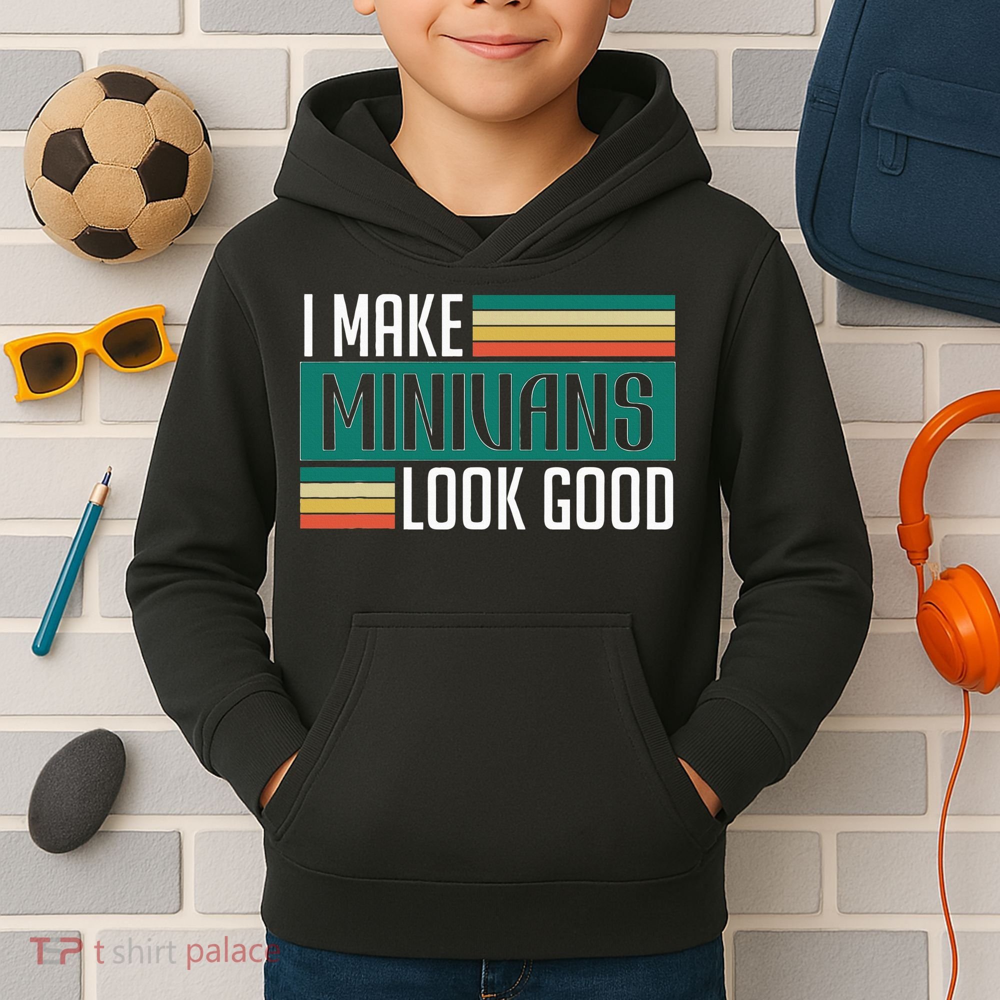 I Make Minivans Look Good Kids Hoodie