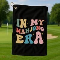 In My Mahjong Era Board Games Golf Towel thumb 1