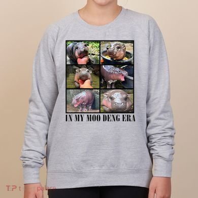 In My Moo Deng Era  Moo Deng Lover Women's Sweatshirt