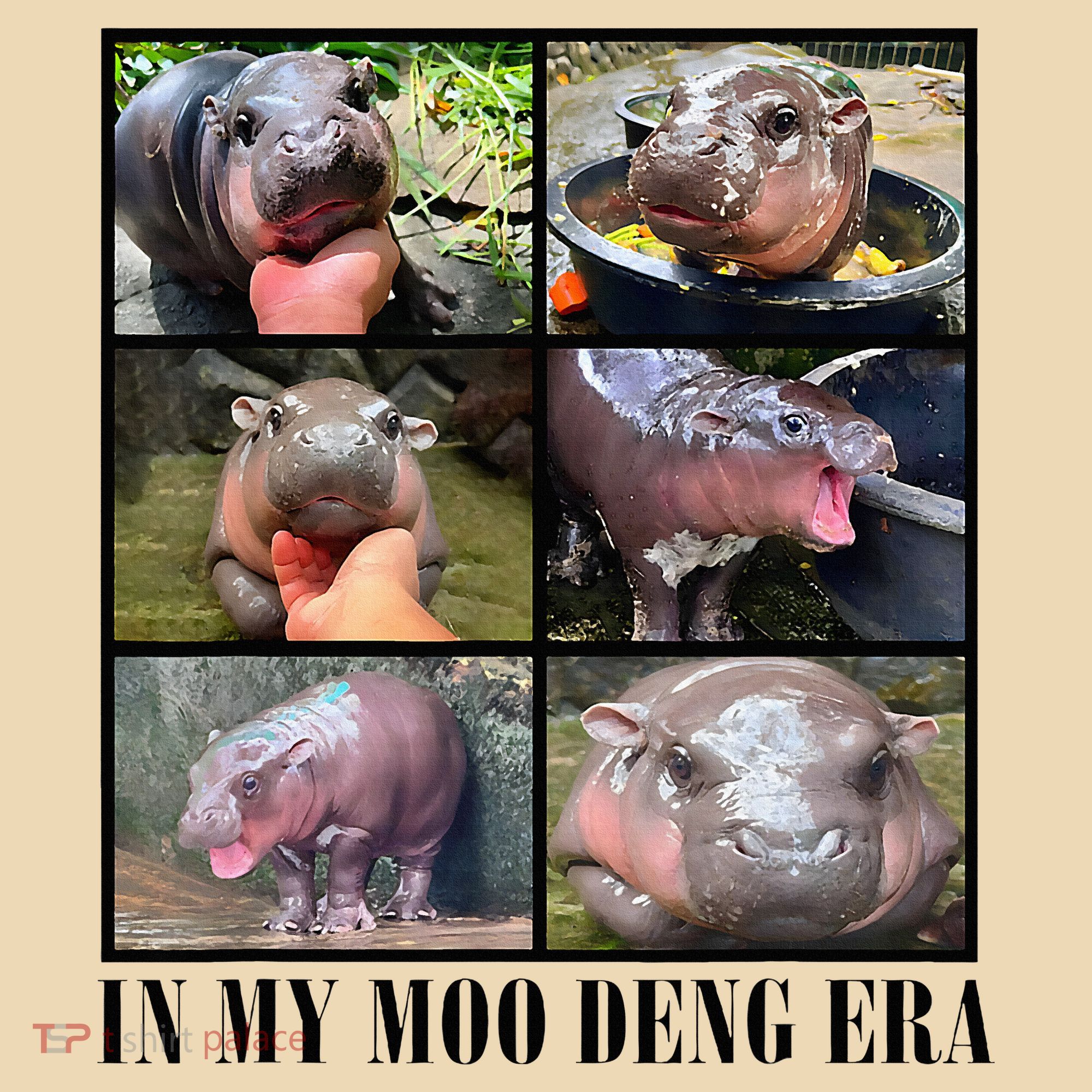 In My Moo Deng Era  Moo Deng Lover Tote Bag