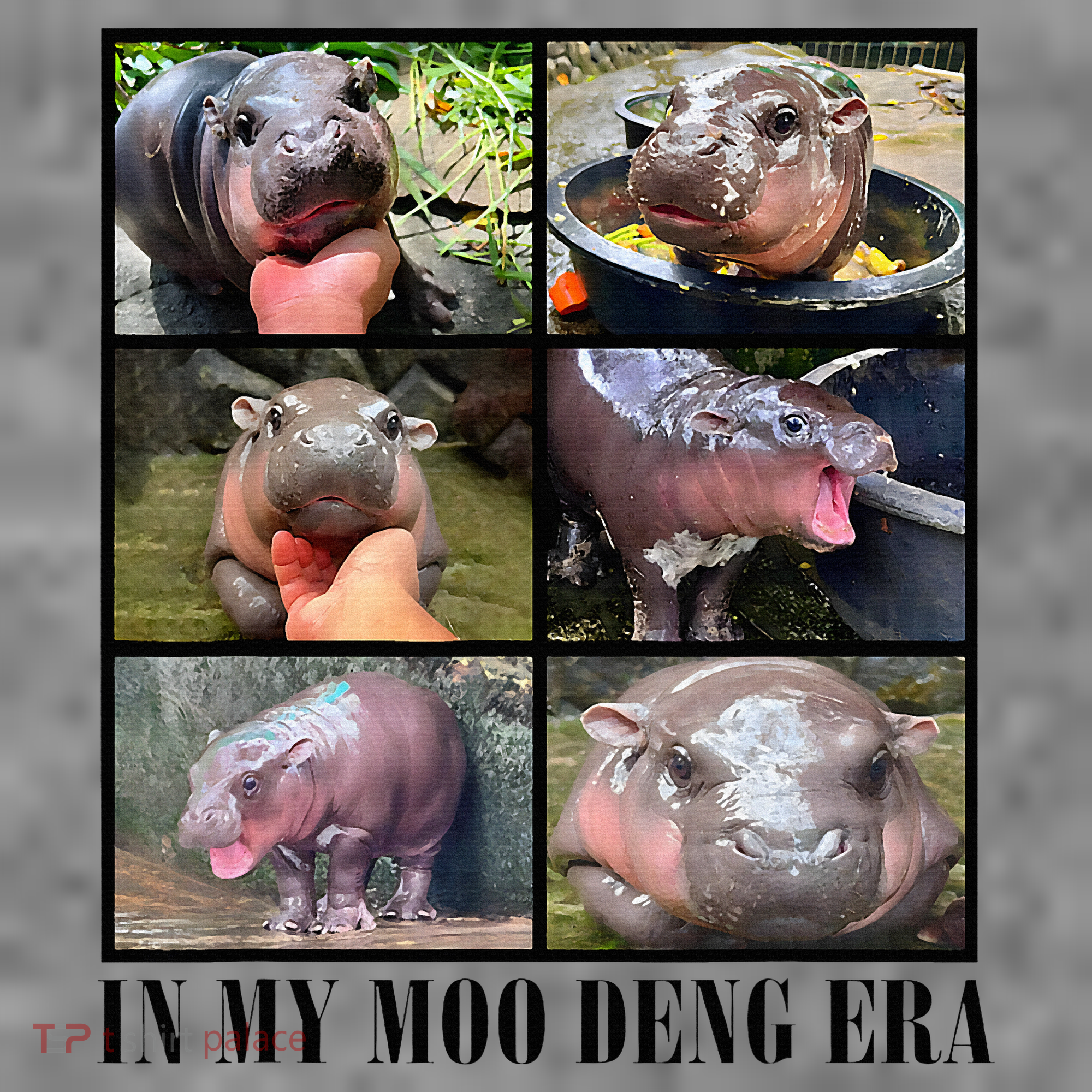 In My Moo Deng Era  Moo Deng Lover Toddler Hoodie
