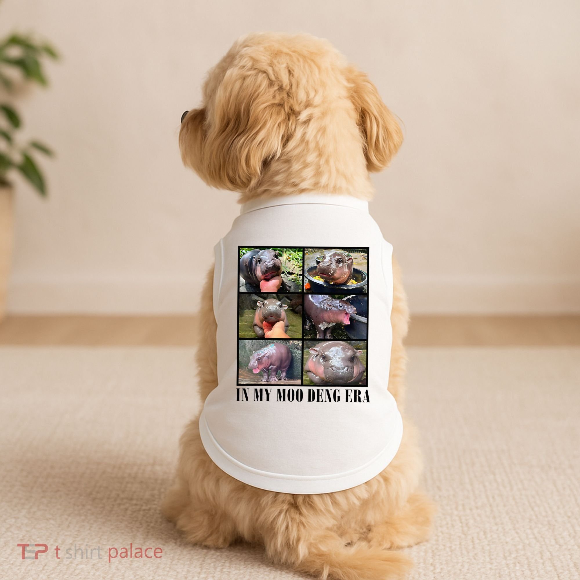 In My Moo Deng Era  Moo Deng Lover Doggie Tank