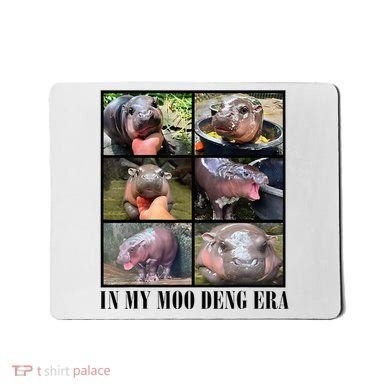 In My Moo Deng Era  Moo Deng Lover Mousepad