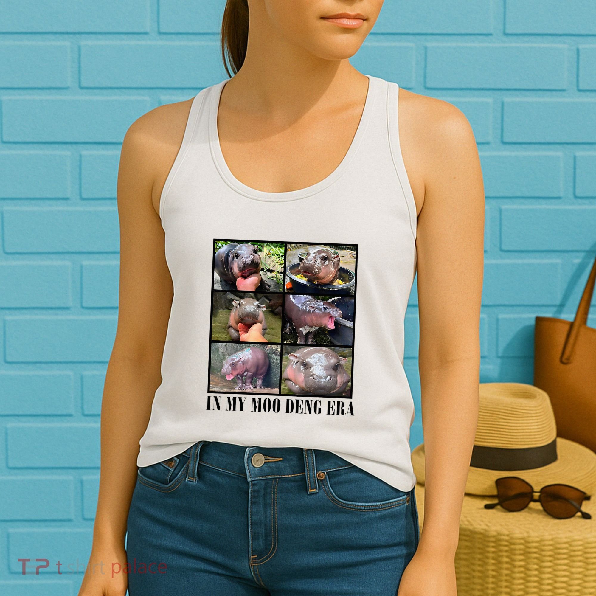 In My Moo Deng Era  Moo Deng Lover Women's Tank Top