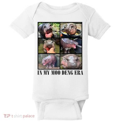 In My Moo Deng Era  Moo Deng Lover Baby Bodysuit
