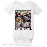 In My Moo Deng Era  Moo Deng Lover Baby Bodysuit thumb 0