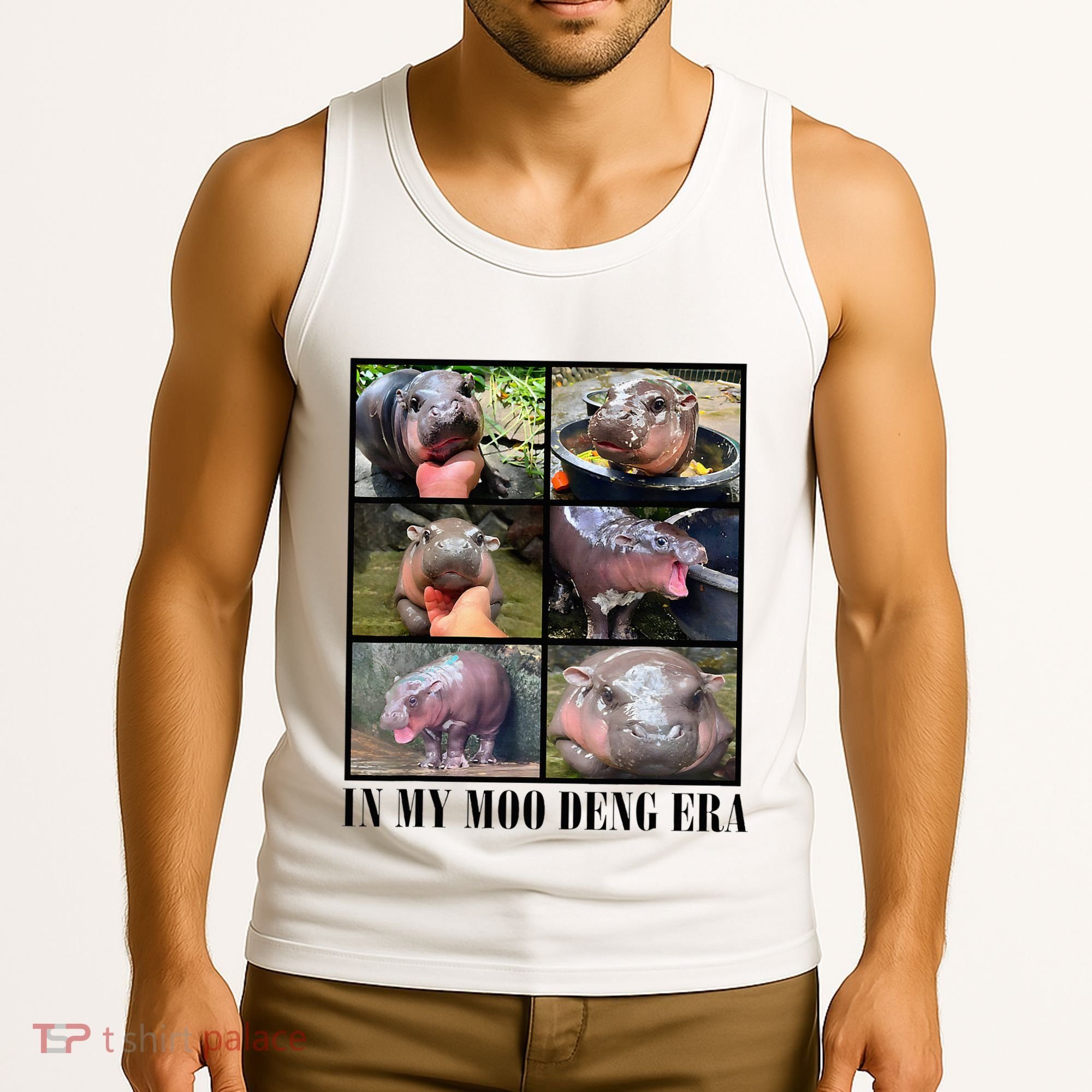 In My Moo Deng Era  Moo Deng Lover Tank Top