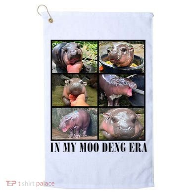 In My Moo Deng Era  Moo Deng Lover Golf Towel