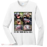In My Moo Deng Era  Moo Deng Lover Women's Long Sleeve Shirt thumb 0