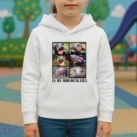 In My Moo Deng Era  Moo Deng Lover Kids Hoodie thumb 3