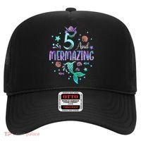 Its My Mermazing 5th Birthday Mermaid Girl Theme 5 Yrs Old Hat thumb 0