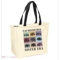 In My Monster Trucks Sister Era Tote Bag thumb 2