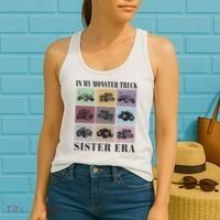 In My Monster Trucks Sister Era Women's Tank Top thumb 2