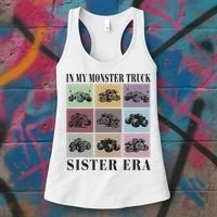 In My Monster Trucks Sister Era Women's Tank Top thumb 3