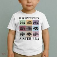 In My Monster Trucks Sister Era Toddler T-Shirt thumb 2