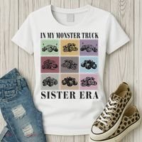 In My Monster Trucks Sister Era Women's T-Shirt thumb 3
