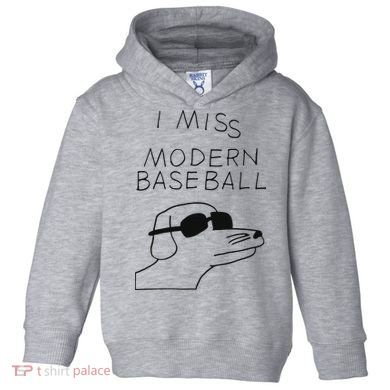 I Miss Modern Baseball Toddler Hoodie