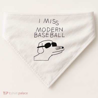 I Miss Modern Baseball USA-Made Doggie Bandana