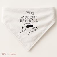 I Miss Modern Baseball USA-Made Doggie Bandana thumb 0