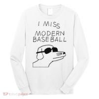I Miss Modern Baseball Long Sleeve Shirt thumb 0