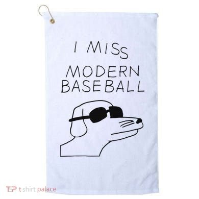 I Miss Modern Baseball Golf Towel