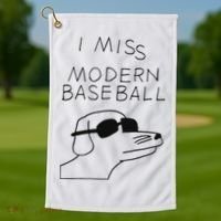I Miss Modern Baseball Golf Towel thumb 1