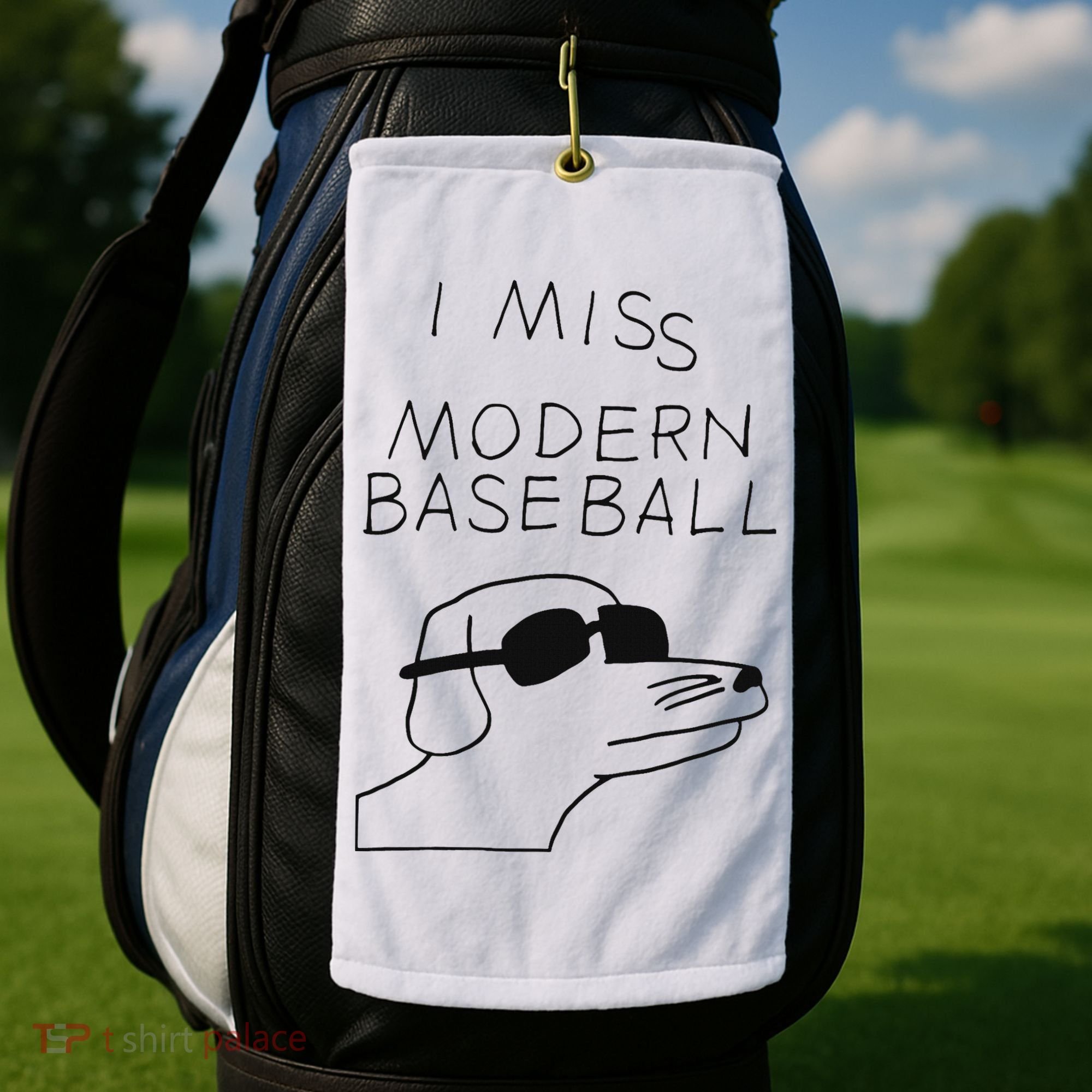 I Miss Modern Baseball Golf Towel