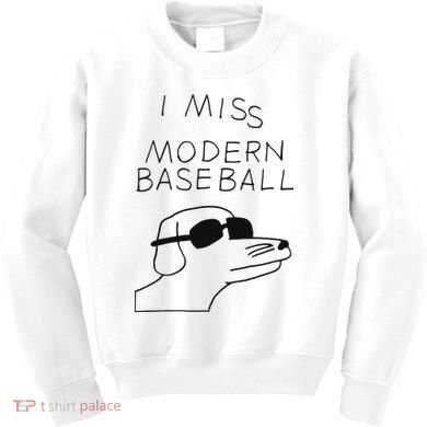 I Miss Modern Baseball Kids Sweatshirt