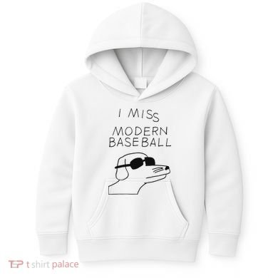 I Miss Modern Baseball Kids Hoodie