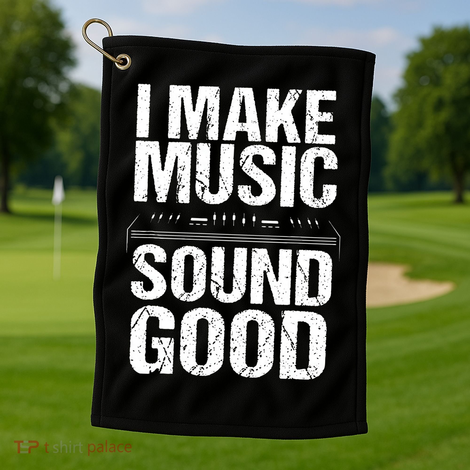 I Make Music Sound So Good Audio Sound Engineer Recording Golf Towel
