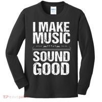 I Make Music Sound So Good Audio Sound Engineer Recording Kids Long Sleeve Shirt thumb 0