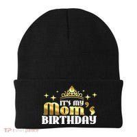 It's My Mom's Birthday Funny Cute Mama Gift For Mothers Beanie thumb 0