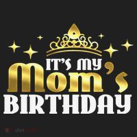 It's My Mom's Birthday Funny Cute Mama Gift For Mothers Hat thumb 2