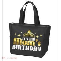 It's My Mom's Birthday Funny Cute Mama Gift For Mothers Tote Bag thumb 3