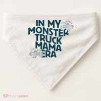 In My Monster Truck Mama Era USA-Made Doggie Bandana thumb 0