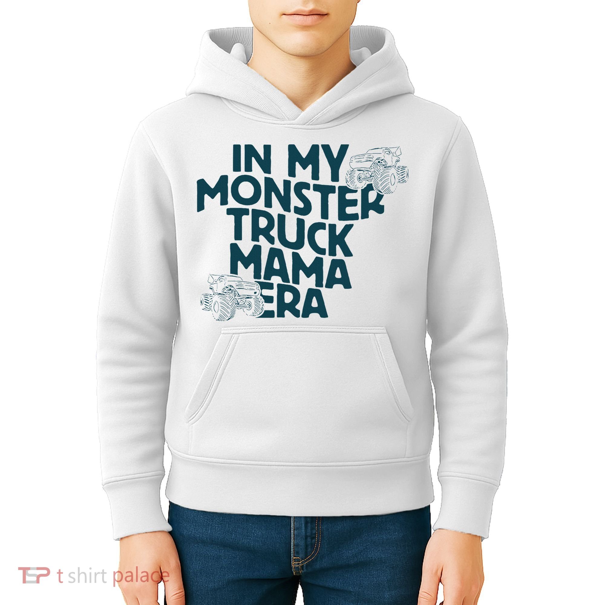 In My Monster Truck Mama Era Kids Hoodie