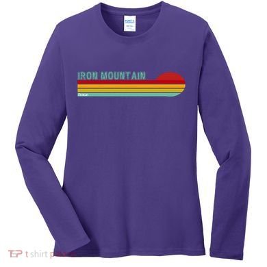 Iron Mountain Michigan Women's Long Sleeve Shirt