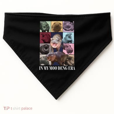 In My Moo Deng Era  Moo Deng Lover USA-Made Doggie Bandana