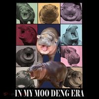 In My Moo Deng Era  Moo Deng Lover Mousepad thumb 1