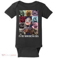 In My Moo Deng Era  Moo Deng Lover Baby Bodysuit thumb 0