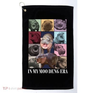 In My Moo Deng Era  Moo Deng Lover Golf Towel