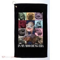 In My Moo Deng Era  Moo Deng Lover Golf Towel thumb 0