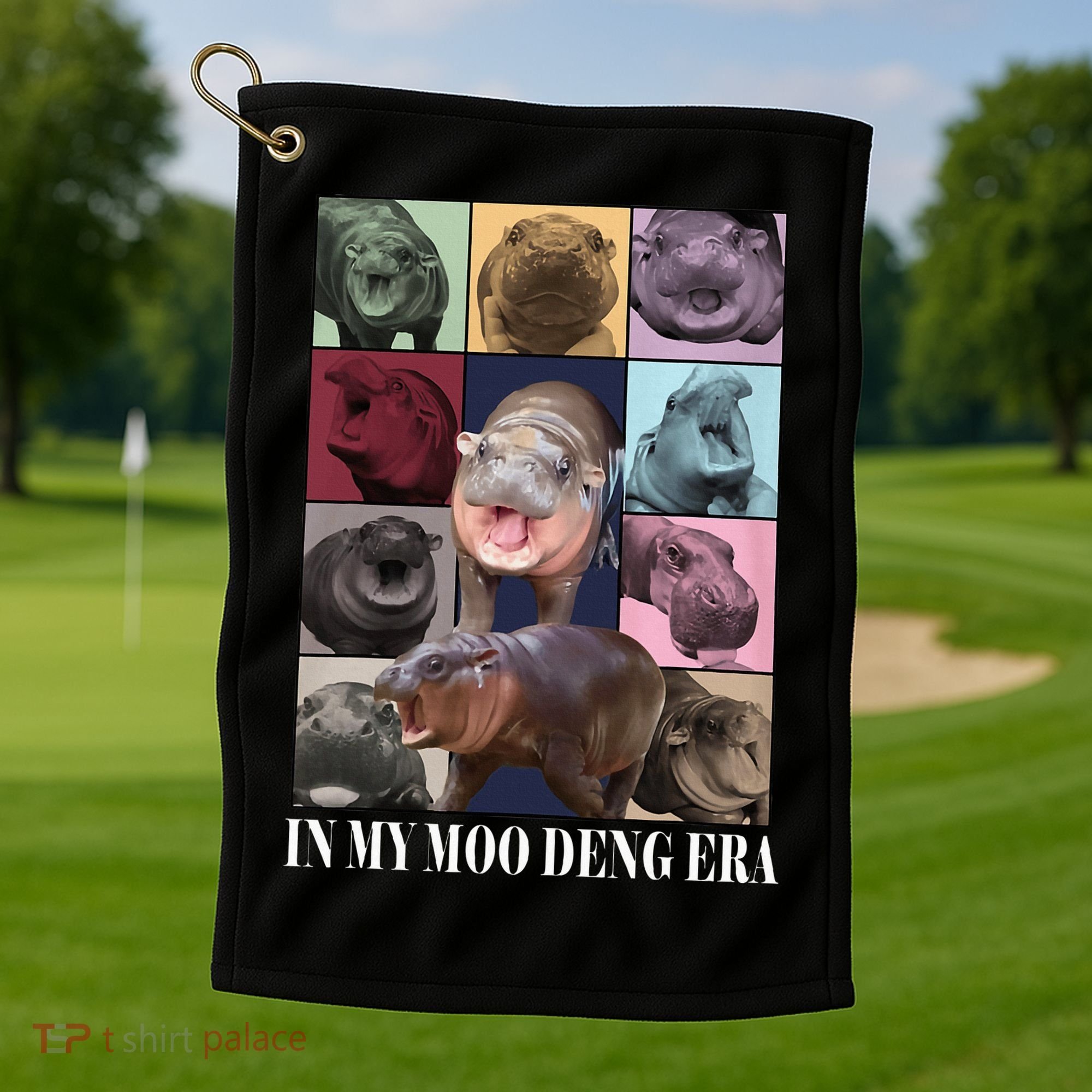 In My Moo Deng Era  Moo Deng Lover Golf Towel
